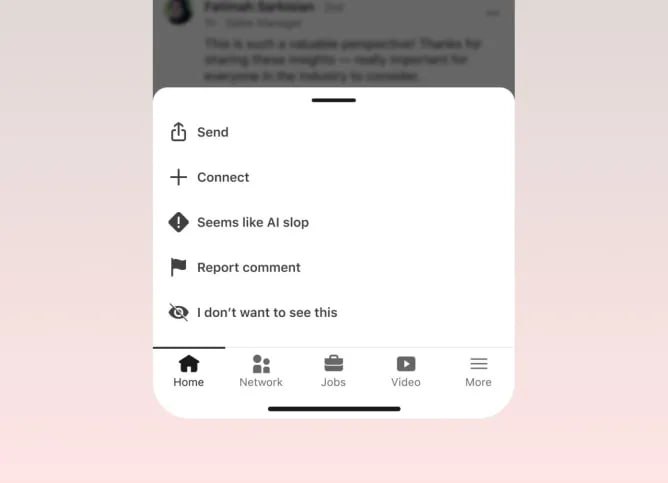 LinkedIn борется с ИИ-контентом и отключает функцию автоулучшения постов