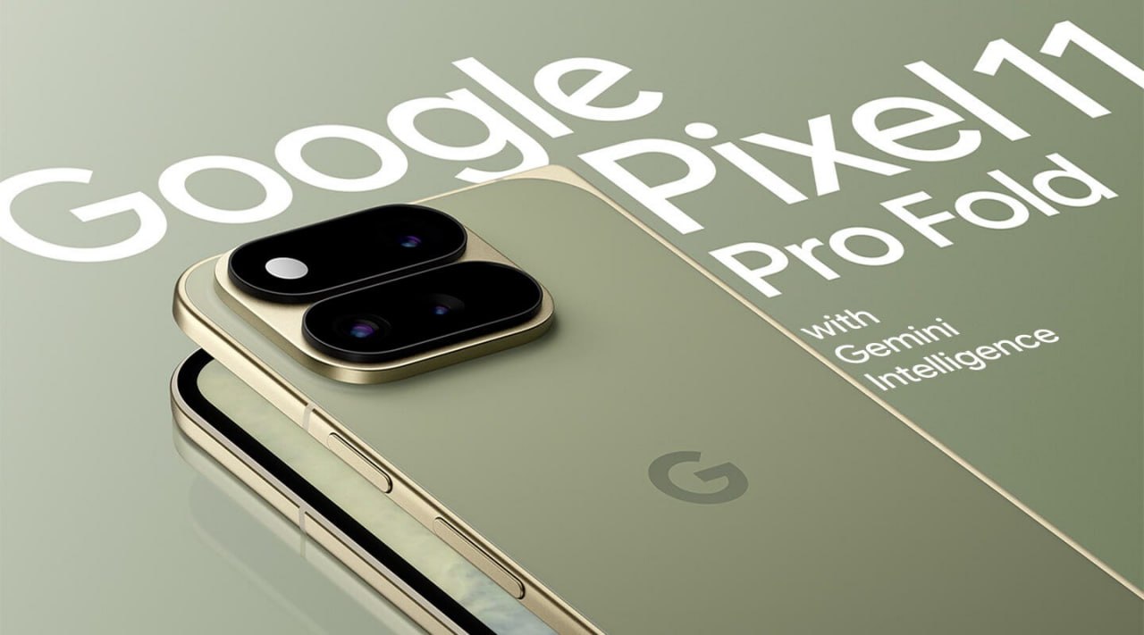 Утекли маркетинговые рендеры Pixel 11 Pro Fold