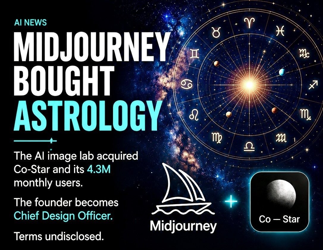 Midjourney приобрела астрологическое приложение Co-Star