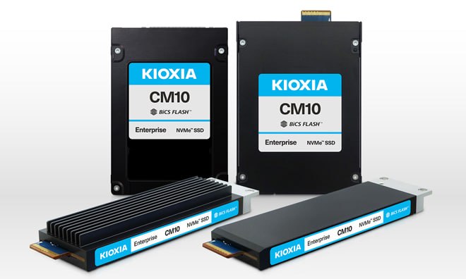 Kioxia представила корпоративные SSD серии CM10 с PCIe 6.0