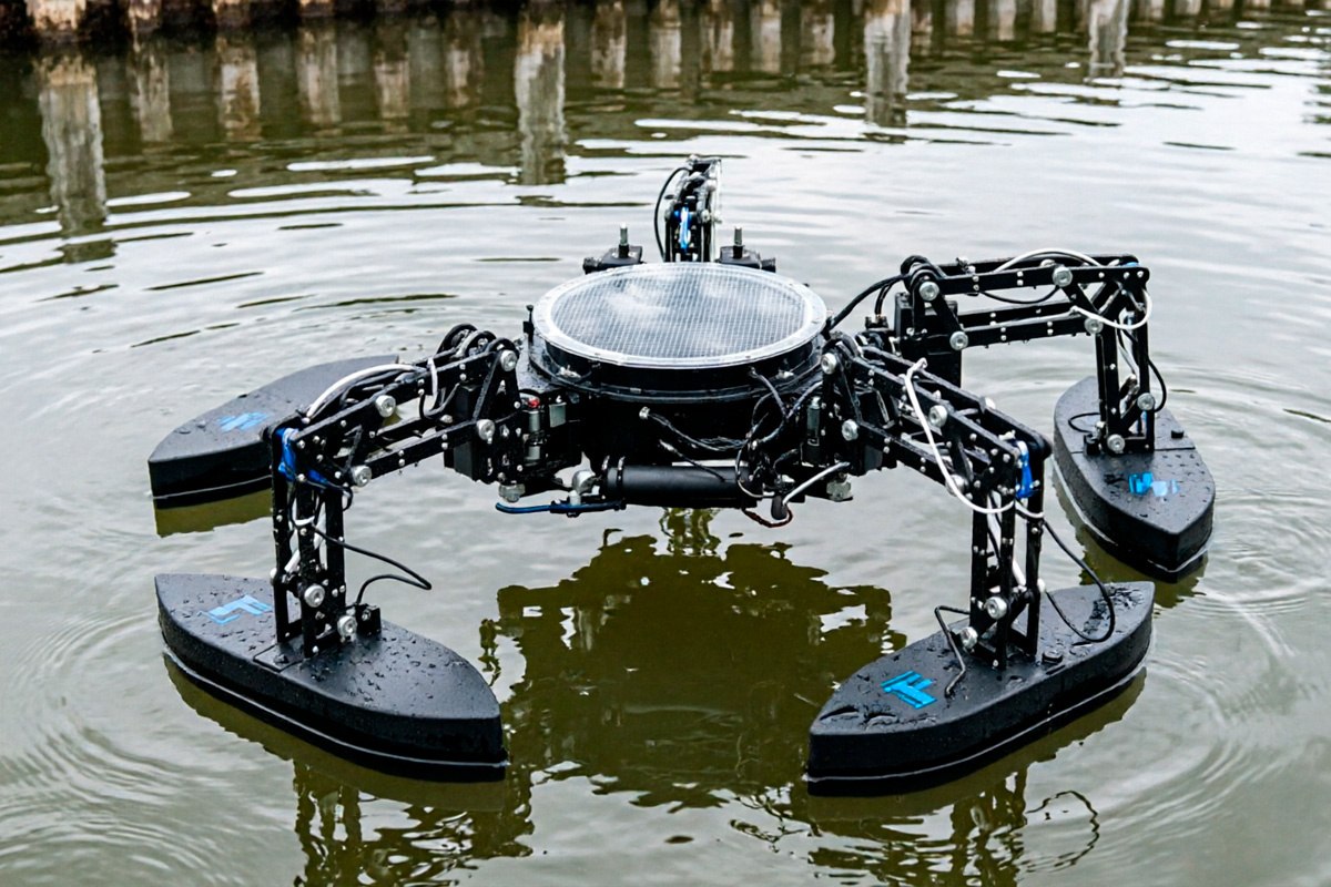 Разработан робот-паук QuadBoat для спасения утопающих