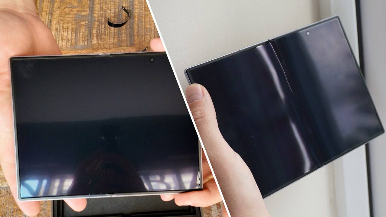 Складка на экране Galaxy Z Fold8 проявляется после недели использования