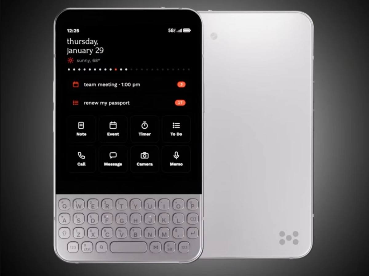 Minimal анонсировала смартфон Minimal Phone 2 с QWERTY и AMOLED-экраном