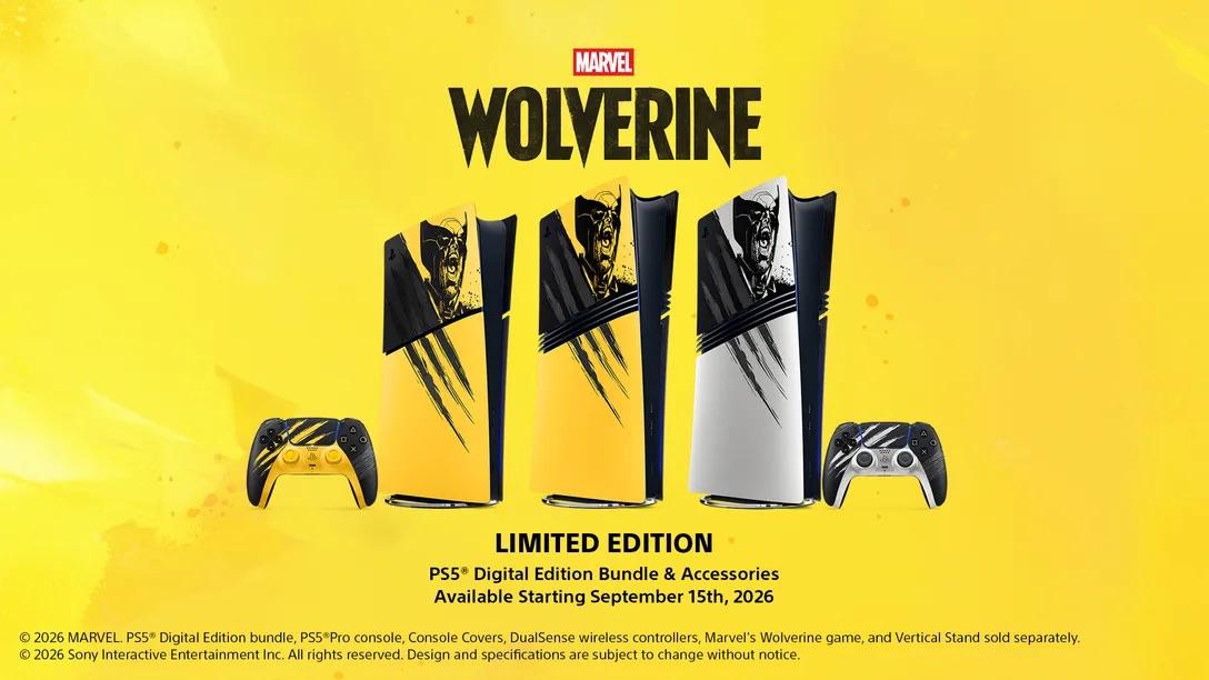 Sony анонсировала лимитированную серию PS5 в стиле Marvel's Wolverine