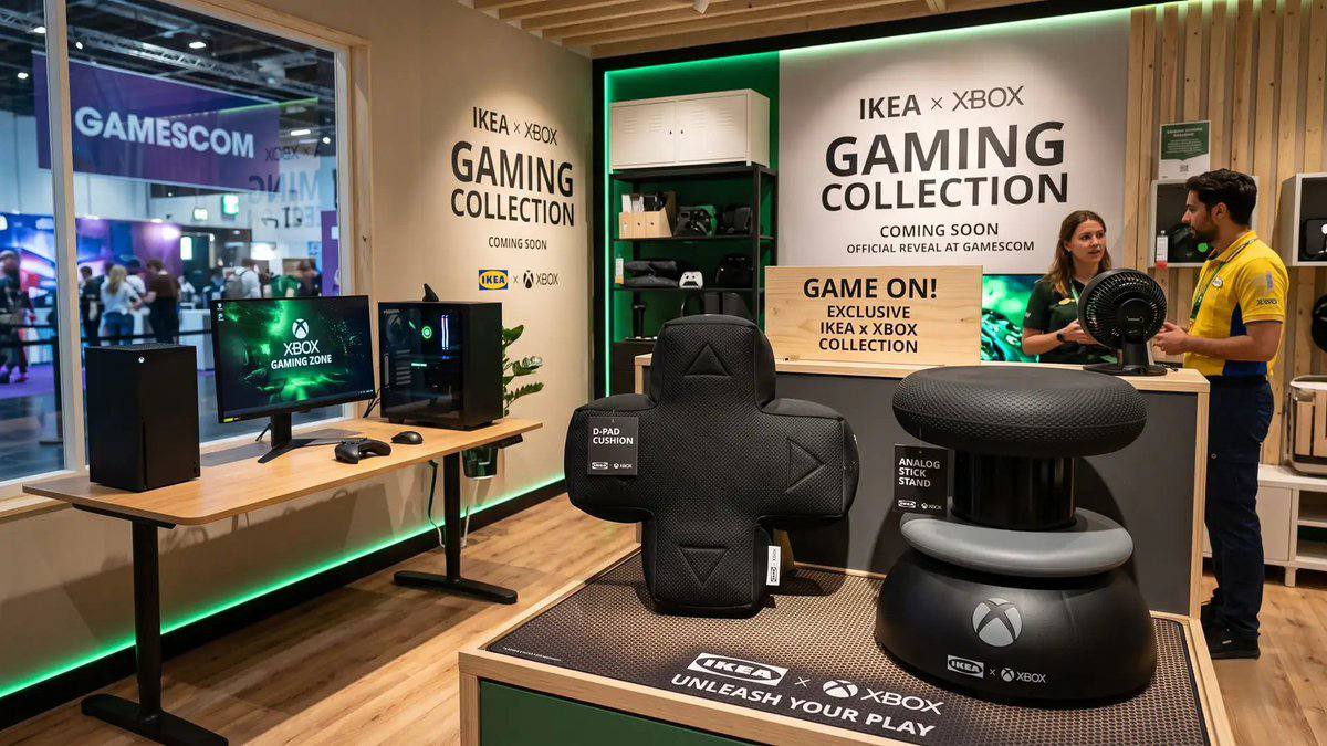 Анонс коллаборации XBOX и IKEA