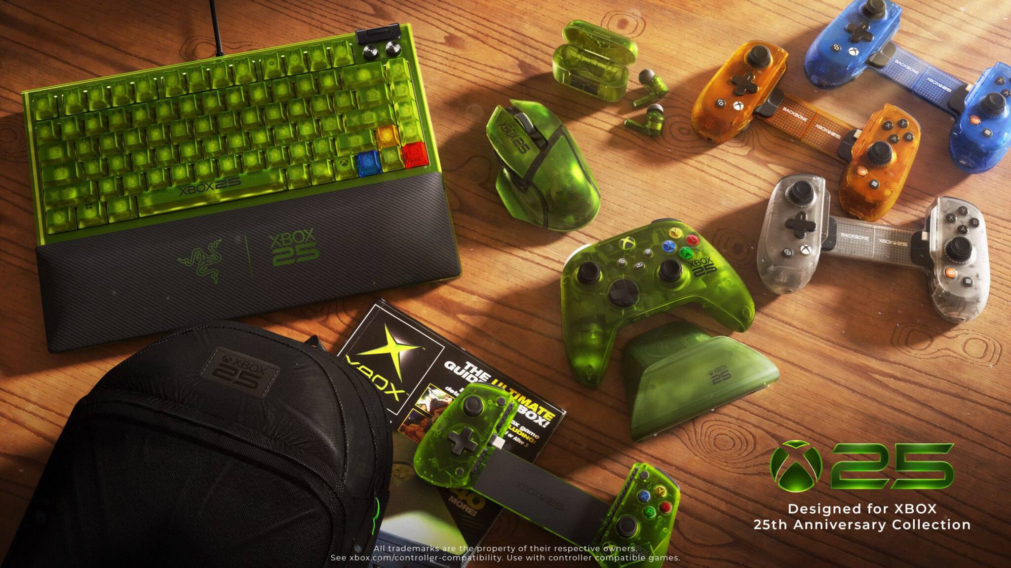 Xbox представила лимитированную серию аксессуаров к 25-летию бренда