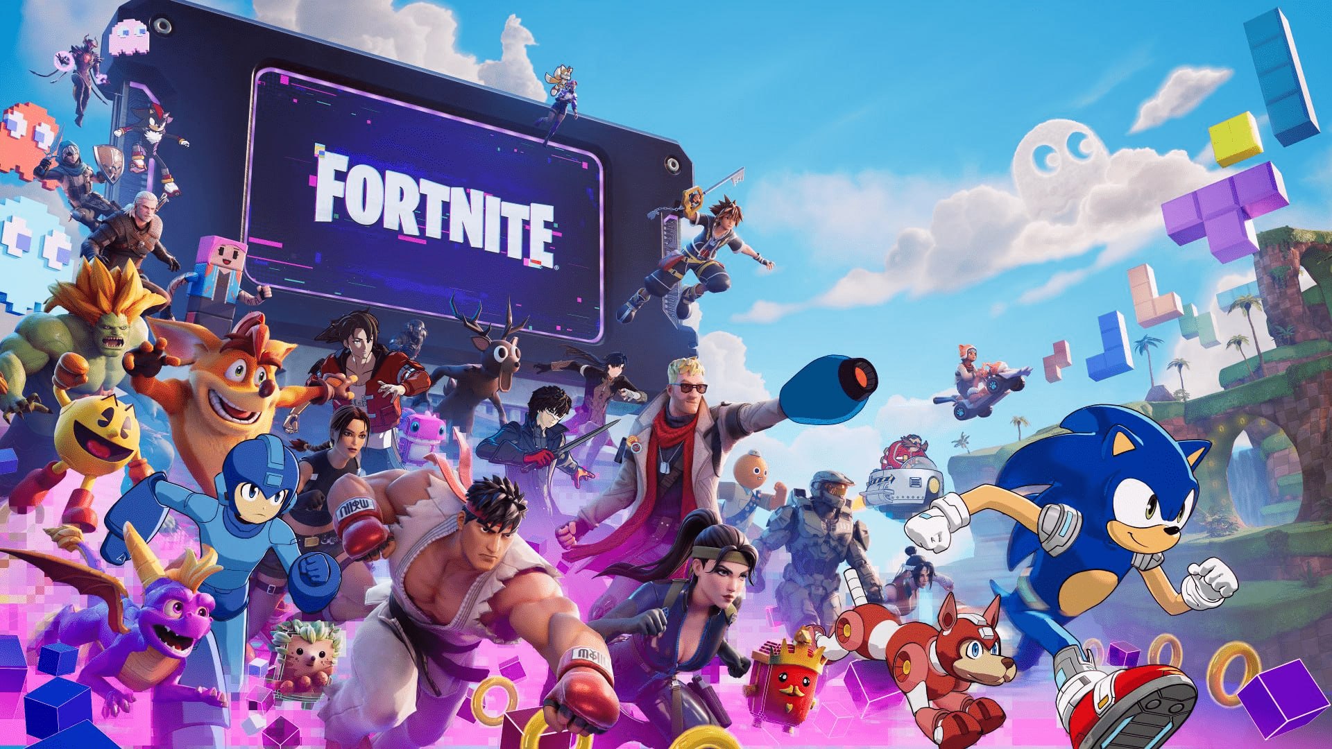 В Fortnite стартовал новый сезон с кроссоверами