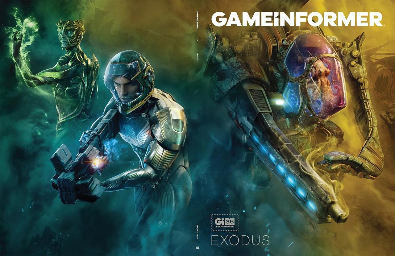 Exodus на обложке Game Informer