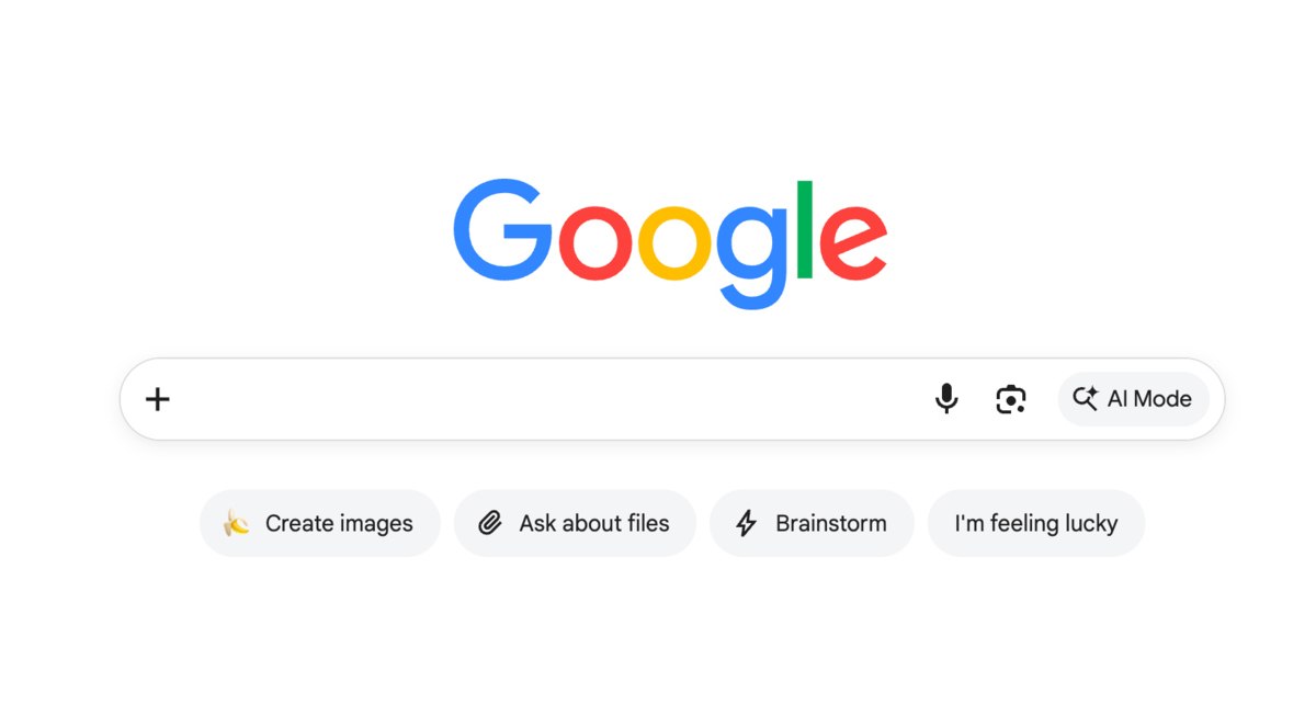 Google тестирует главную страницу без кнопки «Поиск в Google»