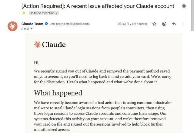 Anthropic предупредила пользователей об утечке данных для входа в Claude
