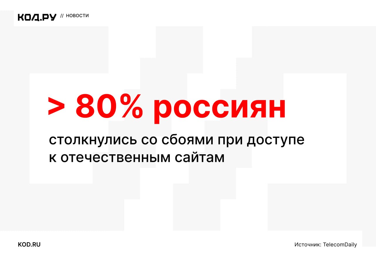 Проблемы с доступом к российским сайтам через зарубежные сервисы
