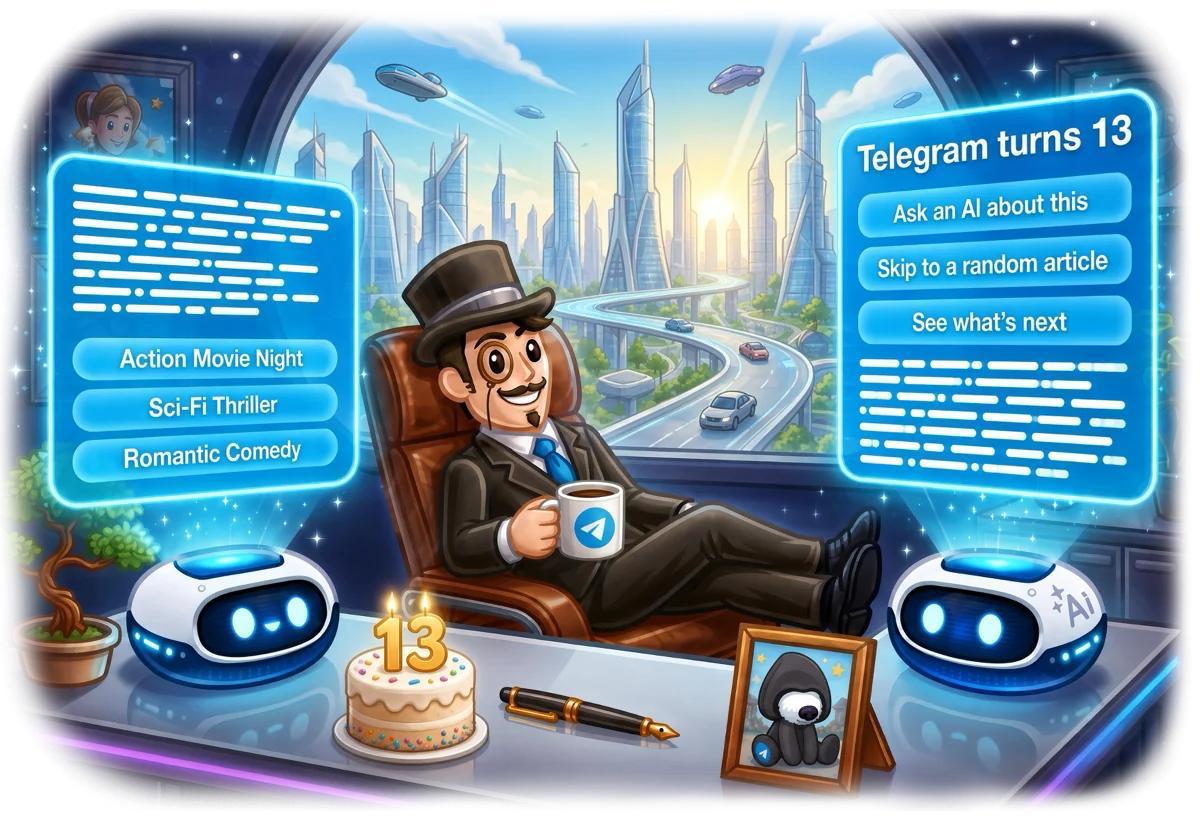 Telegram представил обновление с приветствиями и новыми функциями для сообщений