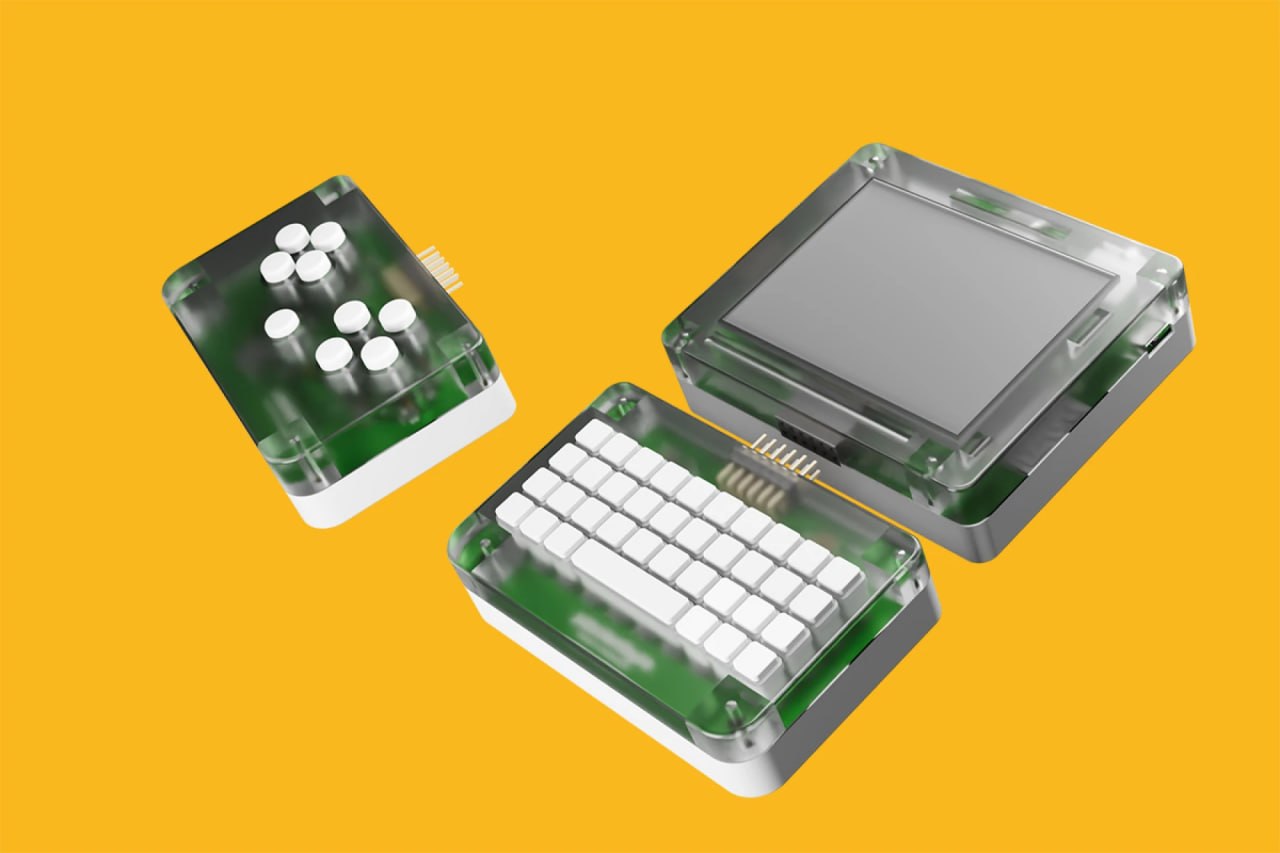 Pocketbyte: модульный карманный компьютер на базе ESP32-S3
