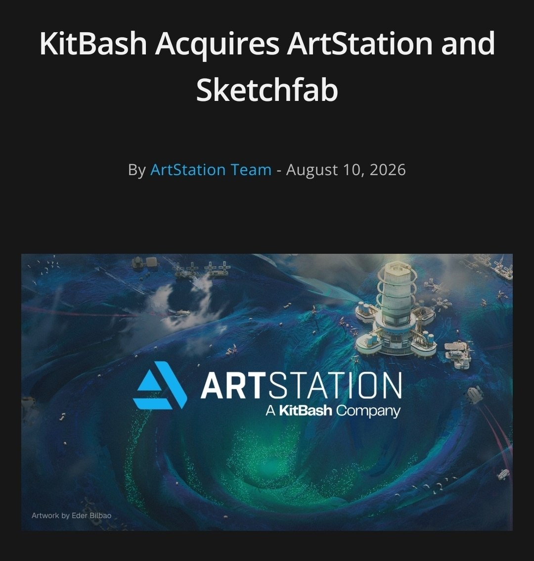 Epic Games продала ArtStation и Sketchfab