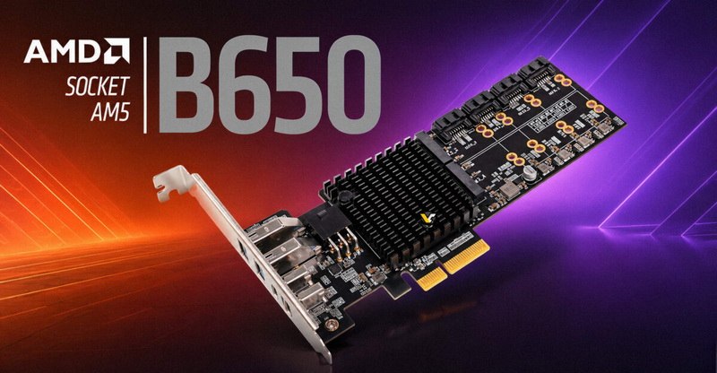 Lekuo выпустила карту расширения на базе чипсета AMD B650