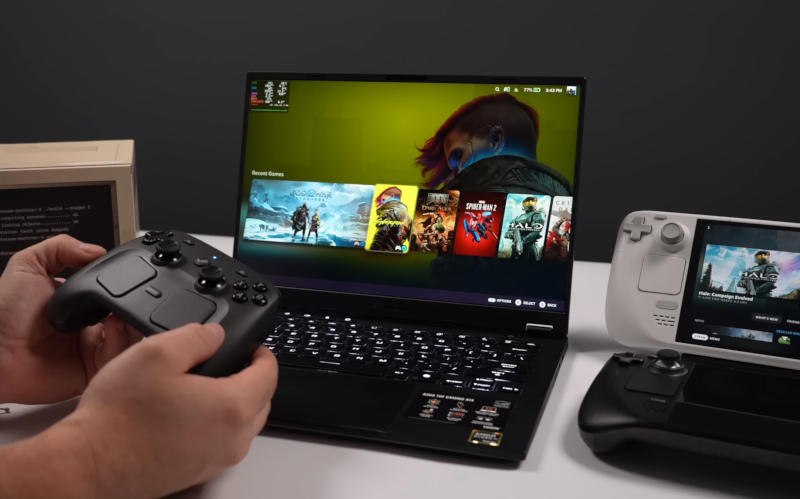 SteamOS успешно протестировали на ноутбуке с чипом AMD Strix Halo