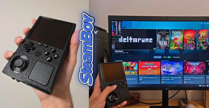 Энтузиаст создал SteamBoy: Steam Deck в корпусе Game Boy