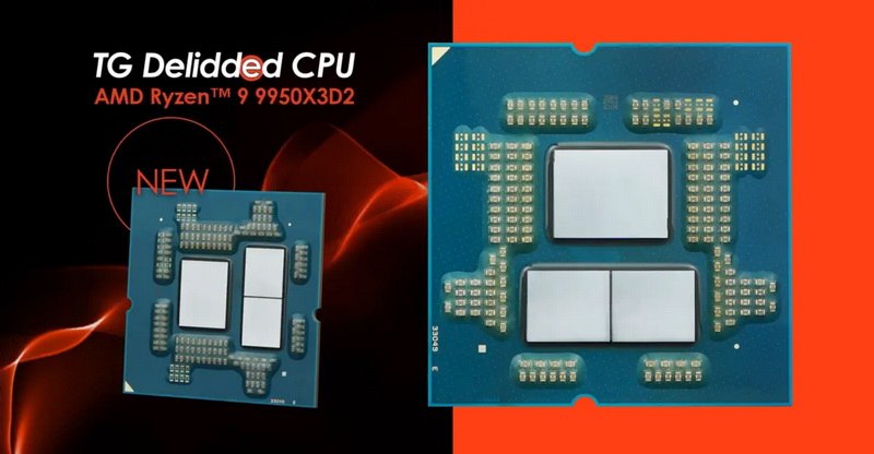 Thermal Grizzly начала продажи скальпированных процессоров AMD Ryzen 9 9950X3D2