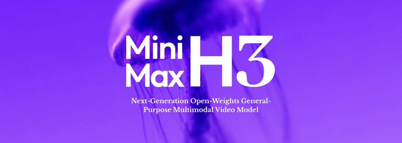 MiniMax открыла веса видеомодели H3
