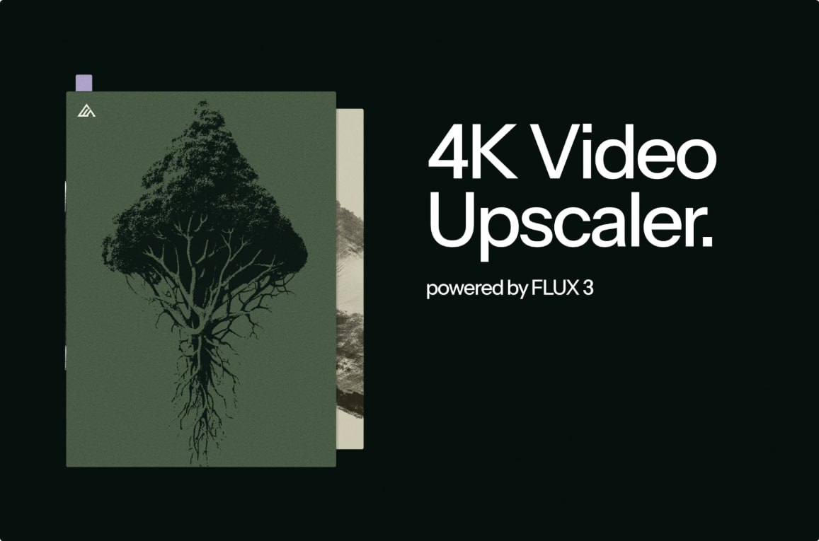 Black Forest Labs выпустила инструмент для апскейлинга видео FLUX Upscale