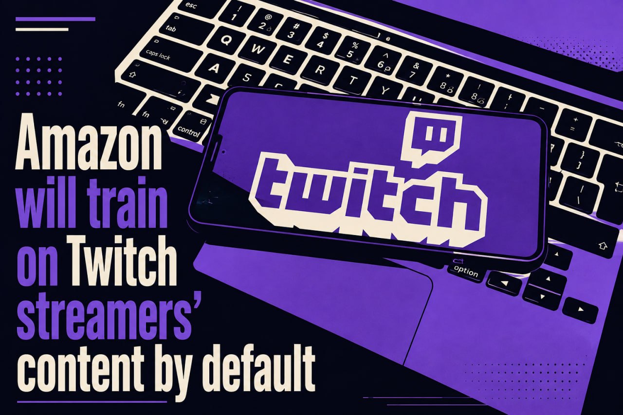 Twitch добавил опцию отказа от обучения ИИ на контенте стримеров
