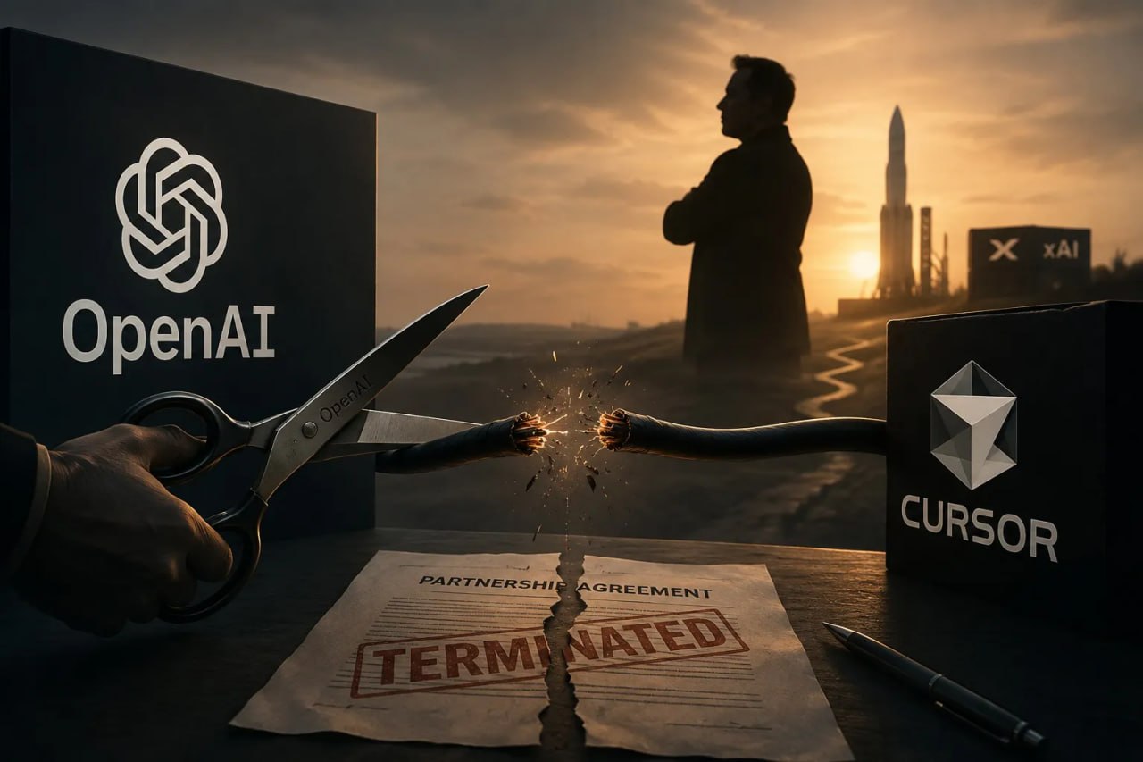 OpenAI прекращает сотрудничество с Cursor после покупки SpaceX