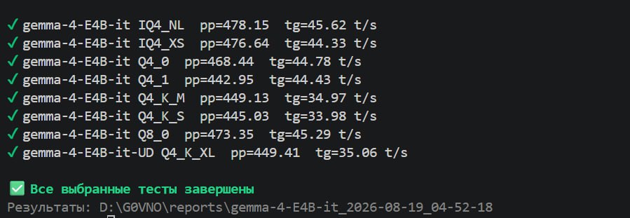 Вопрос о производительности квантованных моделей и шине PCI-E