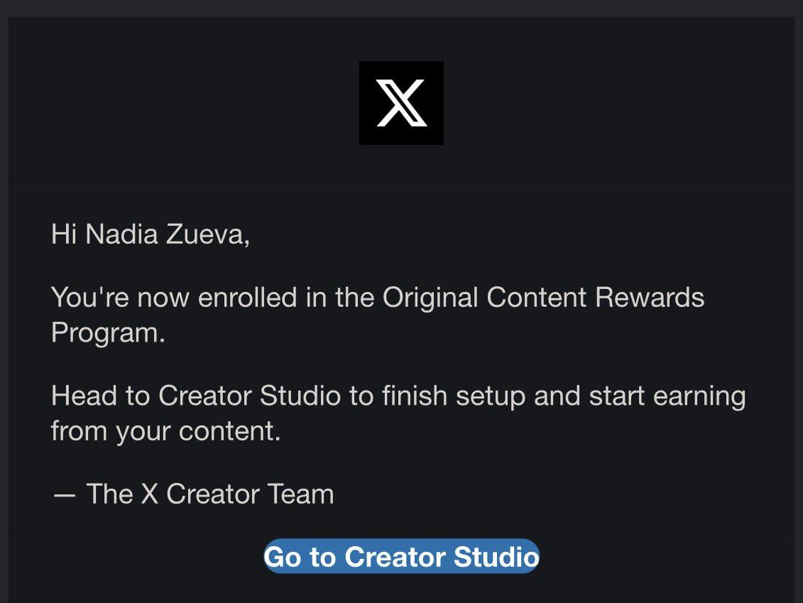 X запускает программу монетизации Original Content Rewards