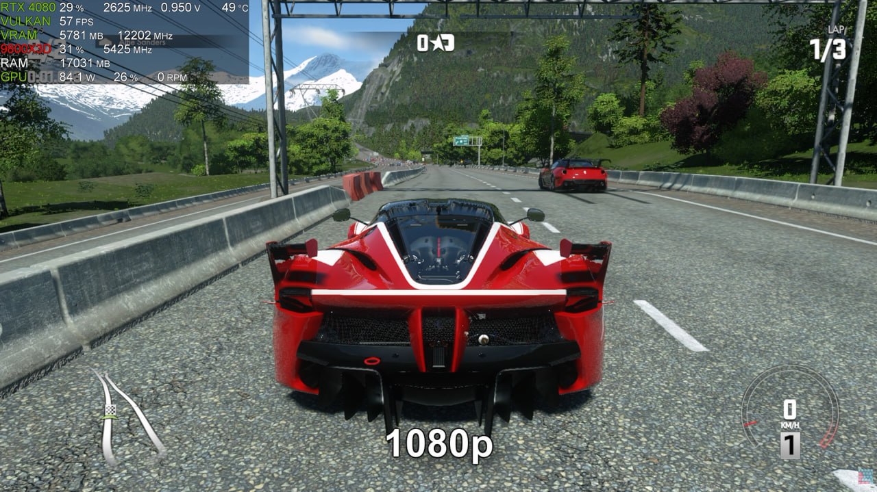 Driveclub запущен на ПК в 8K через эмулятор ShadPS4