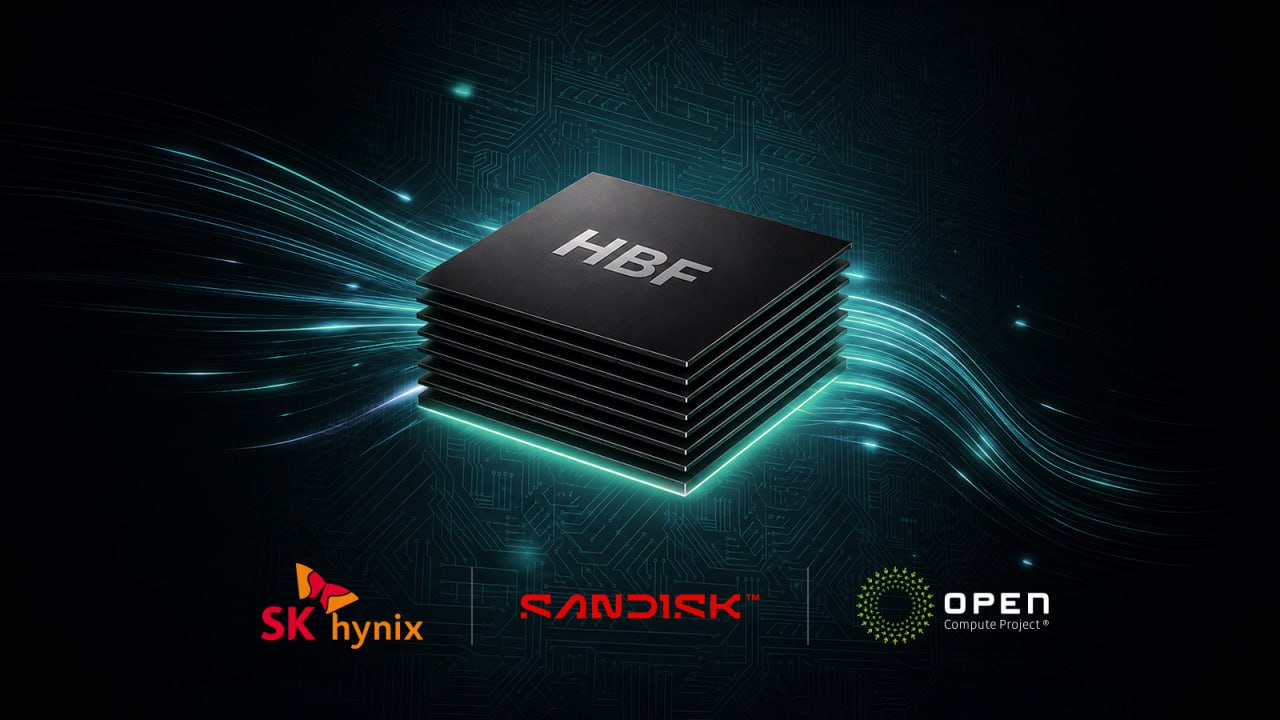 SanDisk и SK Hynix представили стандарт памяти HBF для ИИ