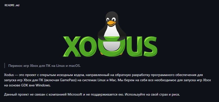 Разработка слоя совместимости Xodus для запуска игр Xbox на Linux
