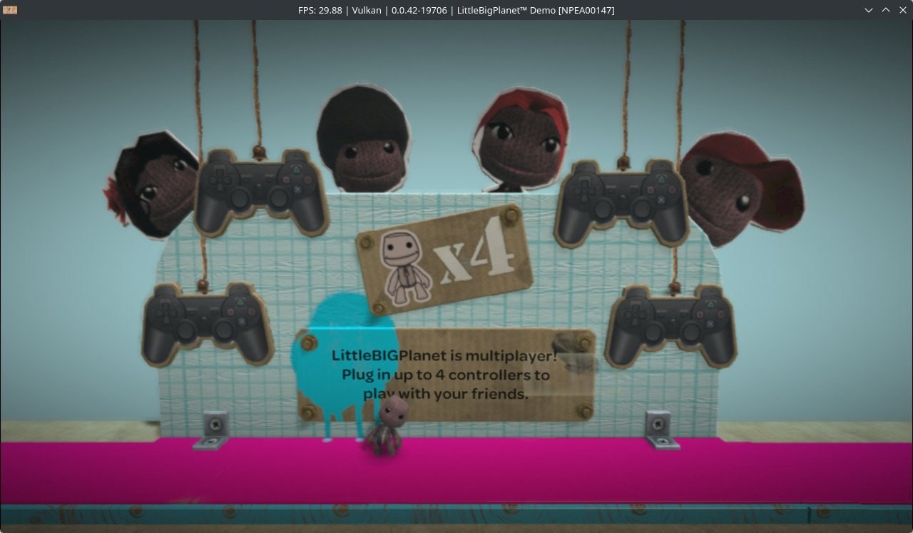 RPCS3 теперь поддерживает ранние версии LittleBigPlanet