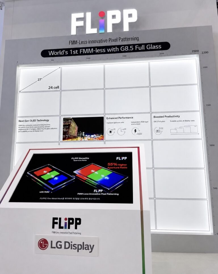 LG представила технологию FLiPP OLED без использования металлических масок