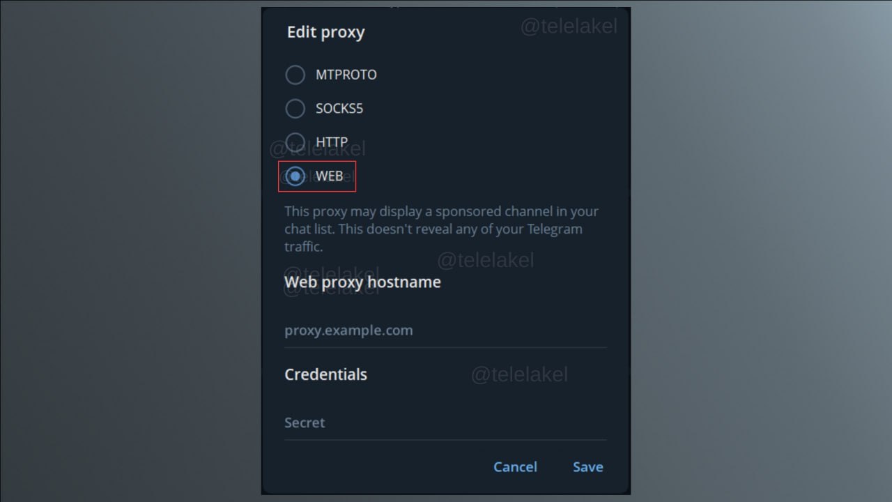 Telegram Desktop внедряет поддержку веб-прокси через WebView