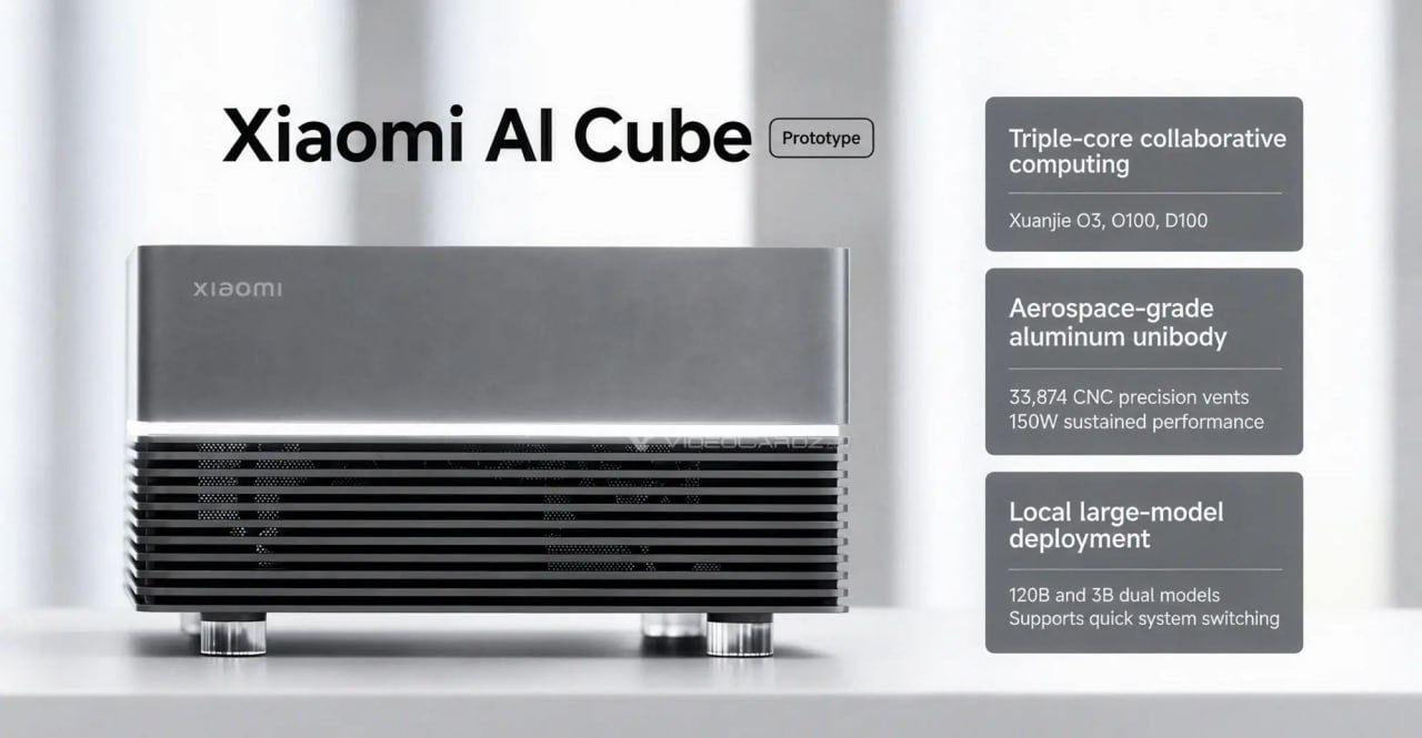 Xiaomi представила 3-нм процессор XRING O3 и устройство AI Cube