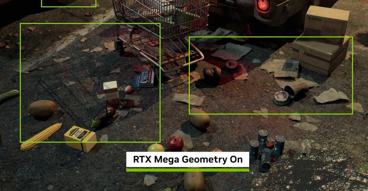 NVIDIA представила DLSS 4.5 и RTX Mega Geometry