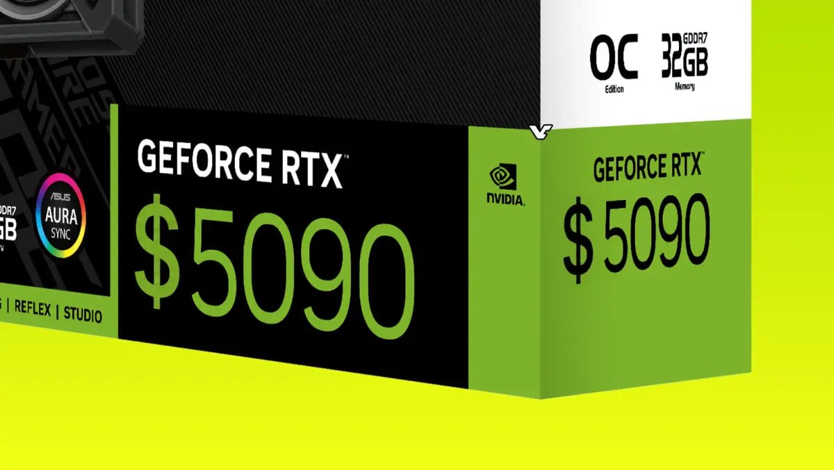 Розничные цены на GeForce RTX 5090 достигли $5100