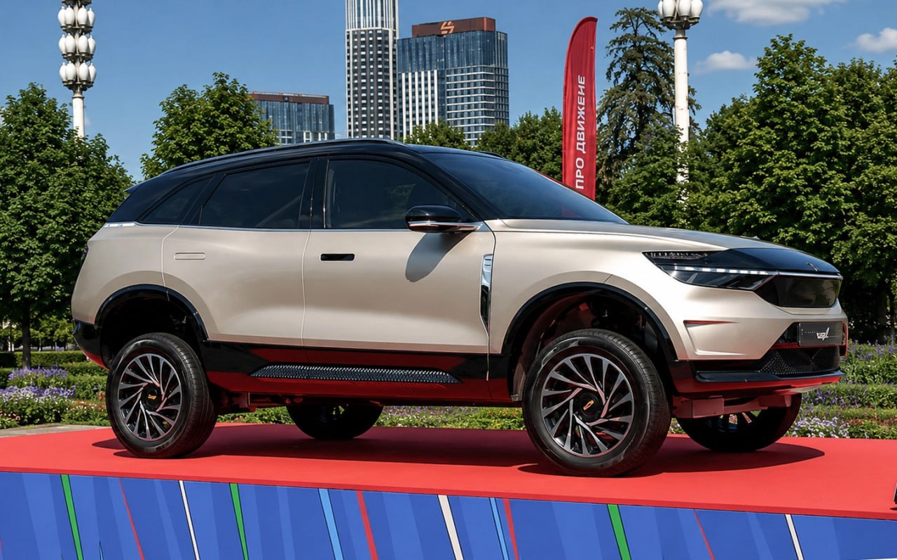 «Росатом» представил прототип электрокроссовера Voyt SUV