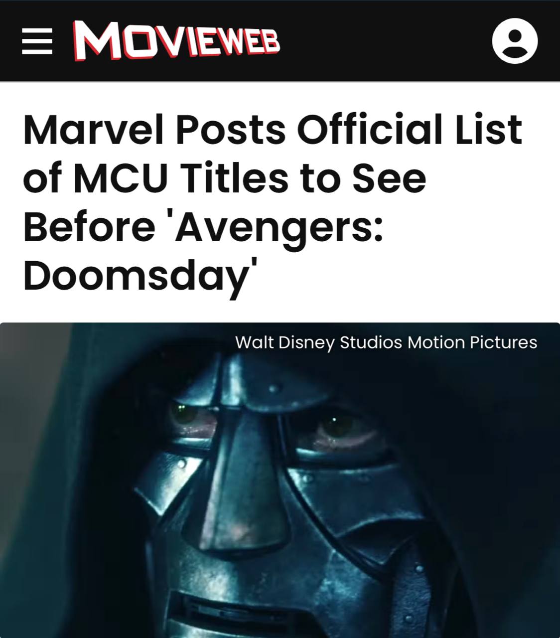 Disney+ представил список фильмов для подготовки к «Мстителям: Судный день»