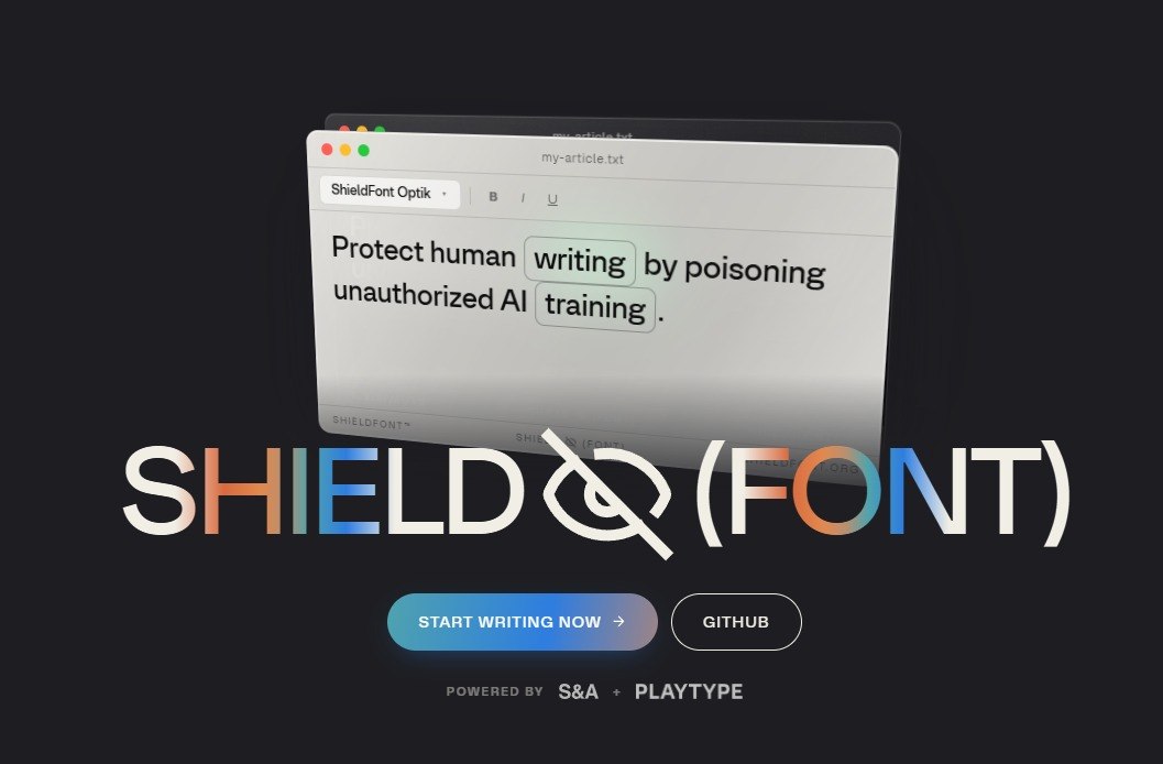 ShieldFont: шрифт для отравления датасетов ИИ