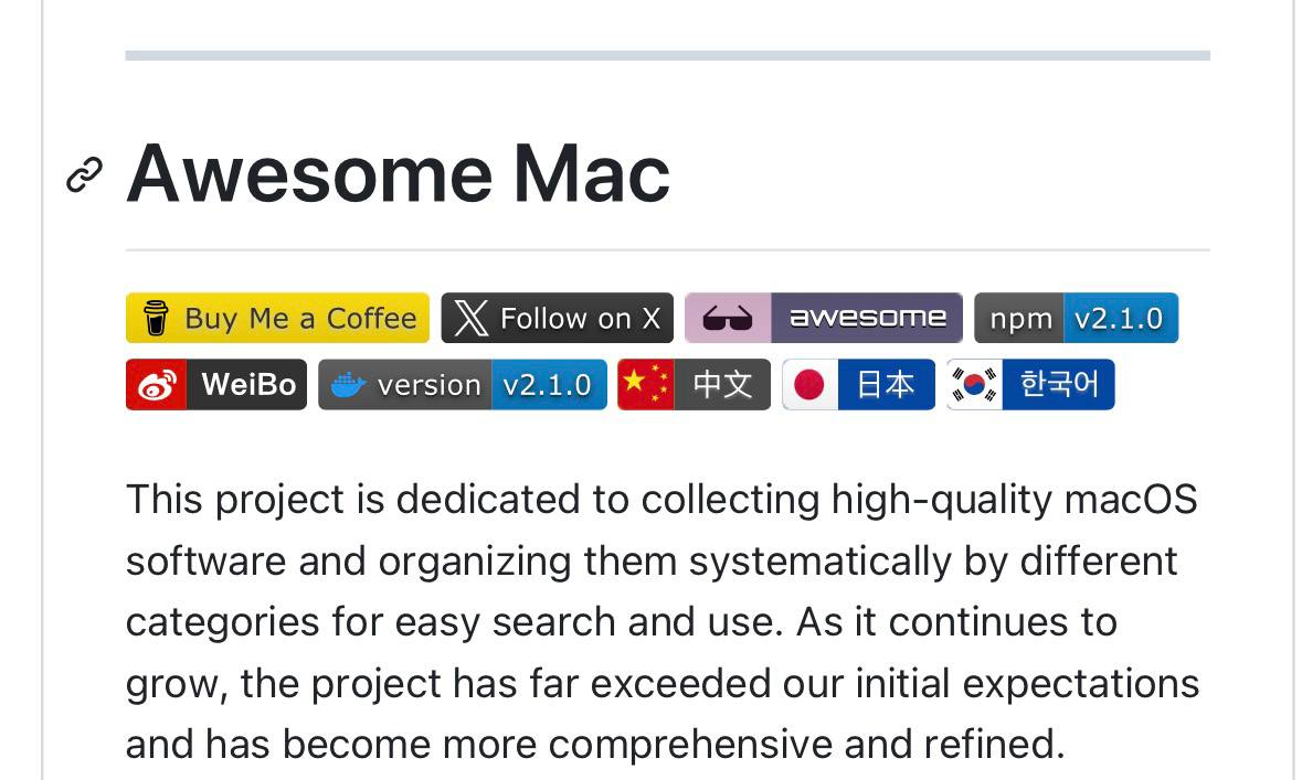 Коллекция бесплатных приложений для macOS на GitHub
