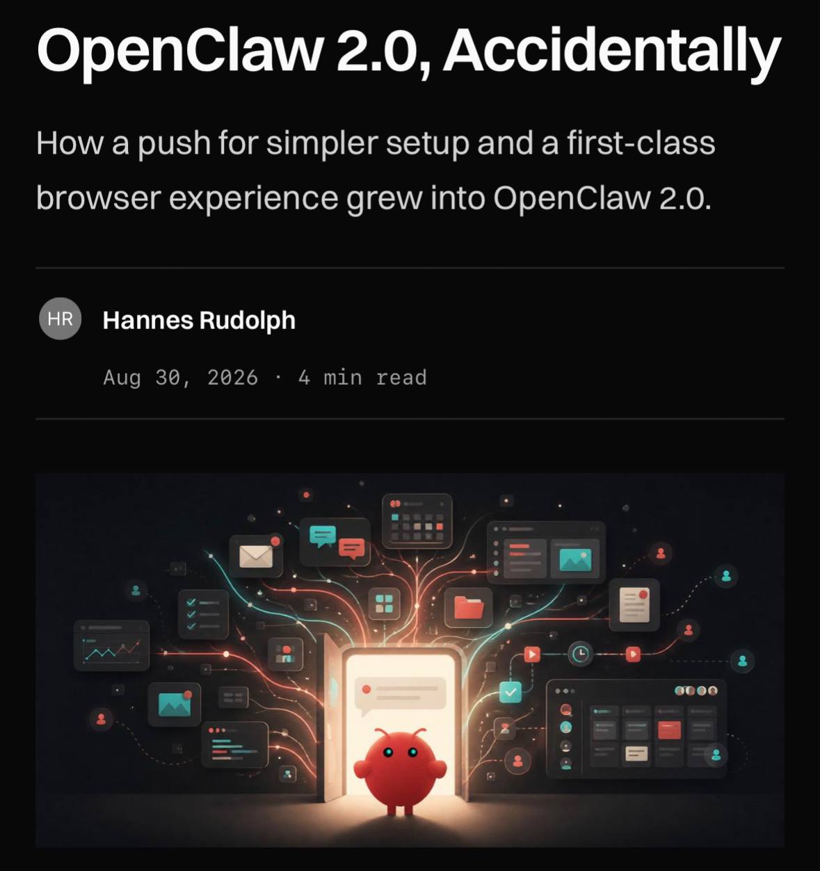 OpenClaw обновился до версии 2.0