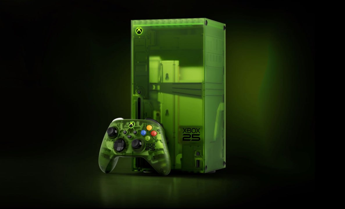 Юбилейная версия Xbox Series X в прозрачном корпусе