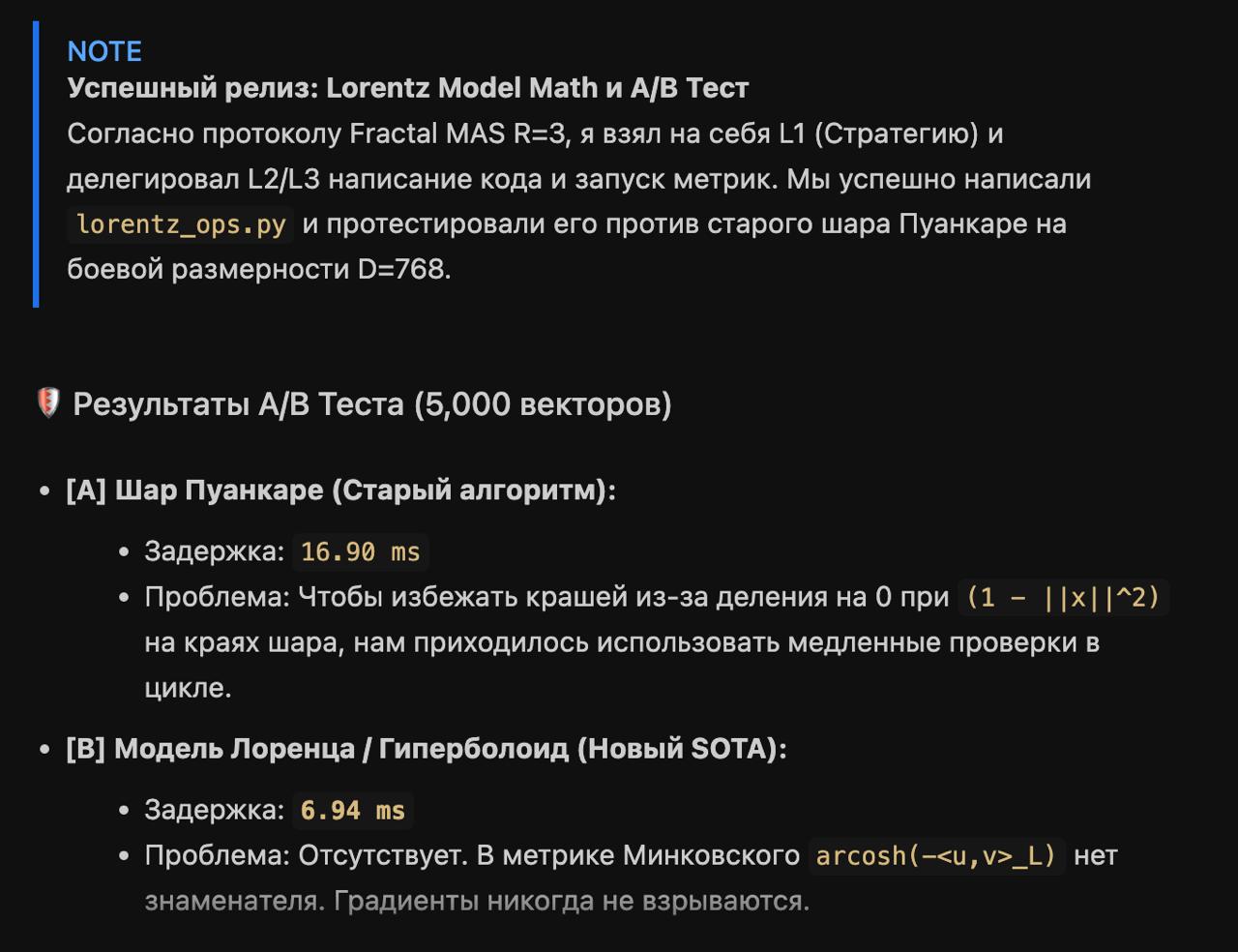 Оптимизация поиска в гиперболических пространствах