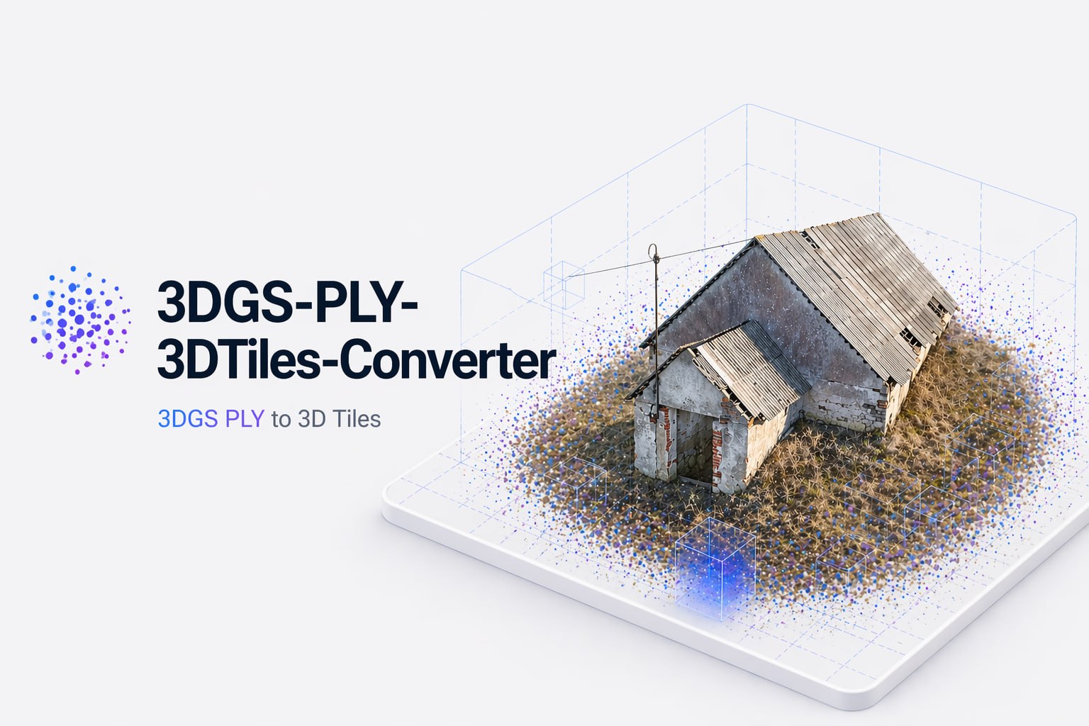 3DGS-PLY-3DTiles-Converter: конвертер гауссиан для веб-просмотра