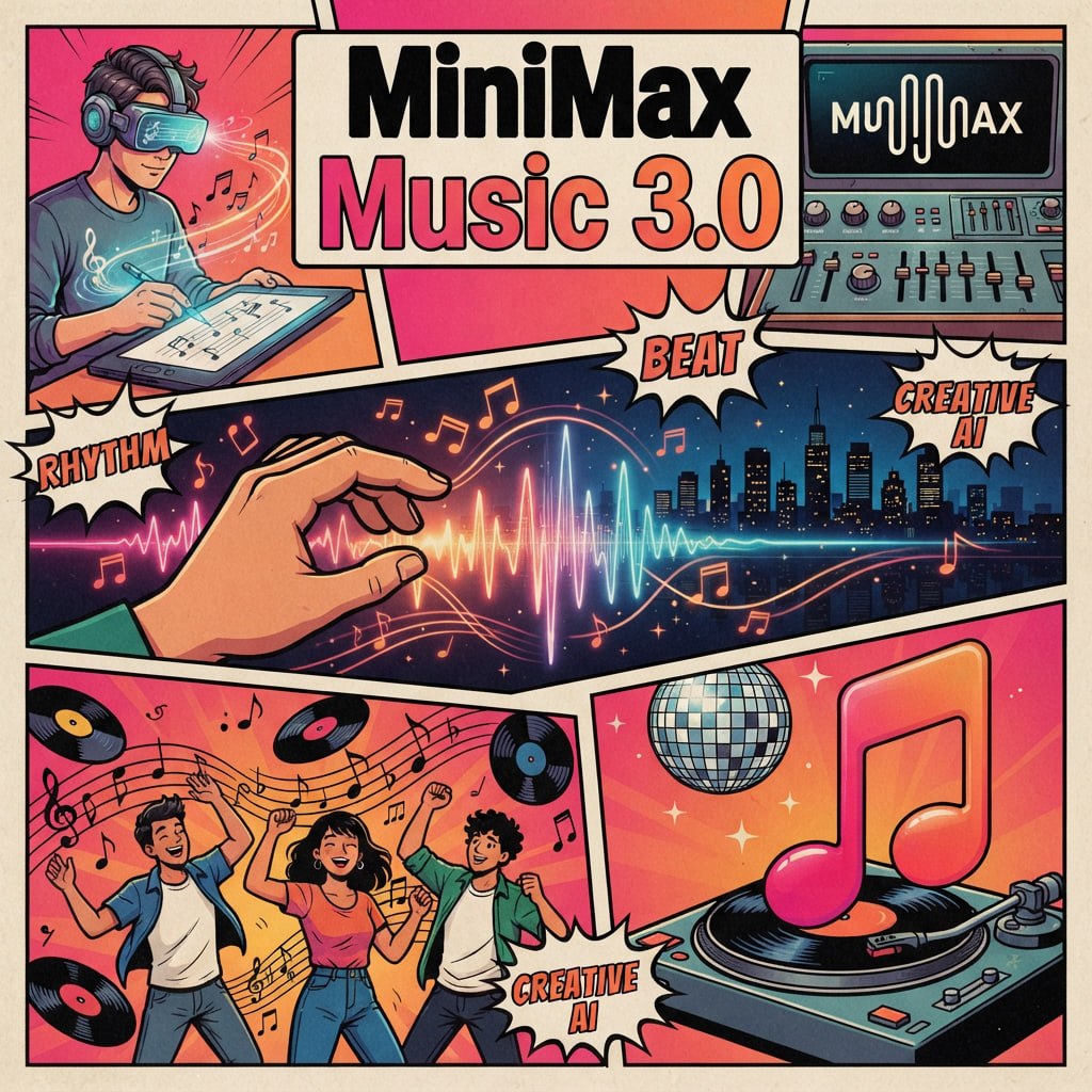 Выход MiniMax Music 3: опенсорс-генератор музыки