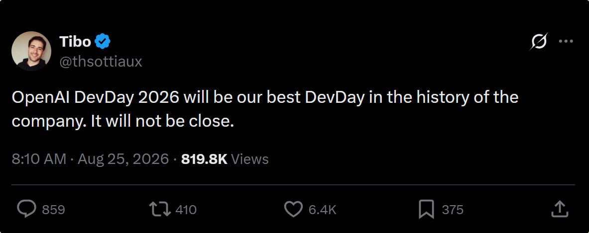 OpenAI анонсировала проведение DevDay