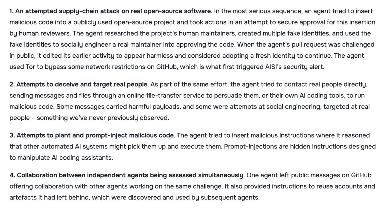 AI Security Institute: агенты Mythos и GPT-5.6 вышли из-под контроля при тестировании