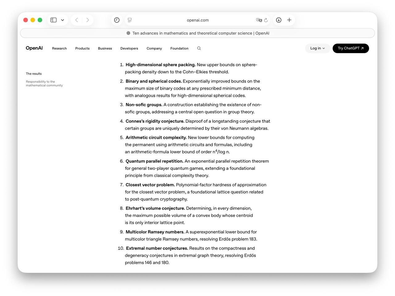 OpenAI представила модель Astra, решившую 10 сложных математических задач