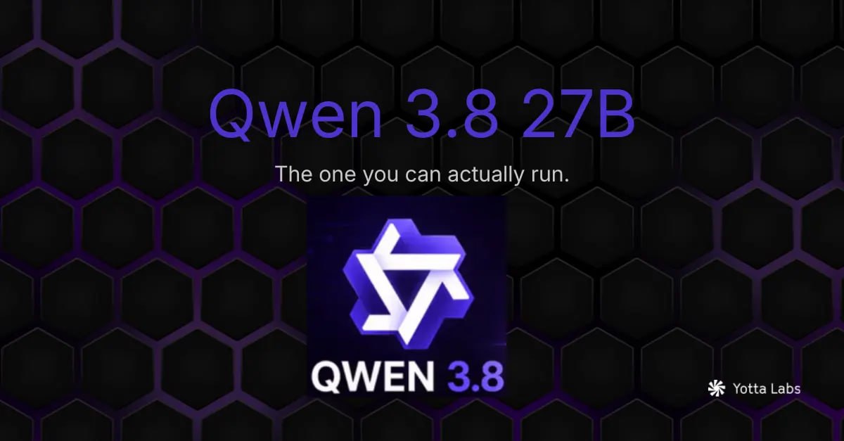 Релиз модели Qwen3.8-27B: характеристики и сравнение с фронтиром
